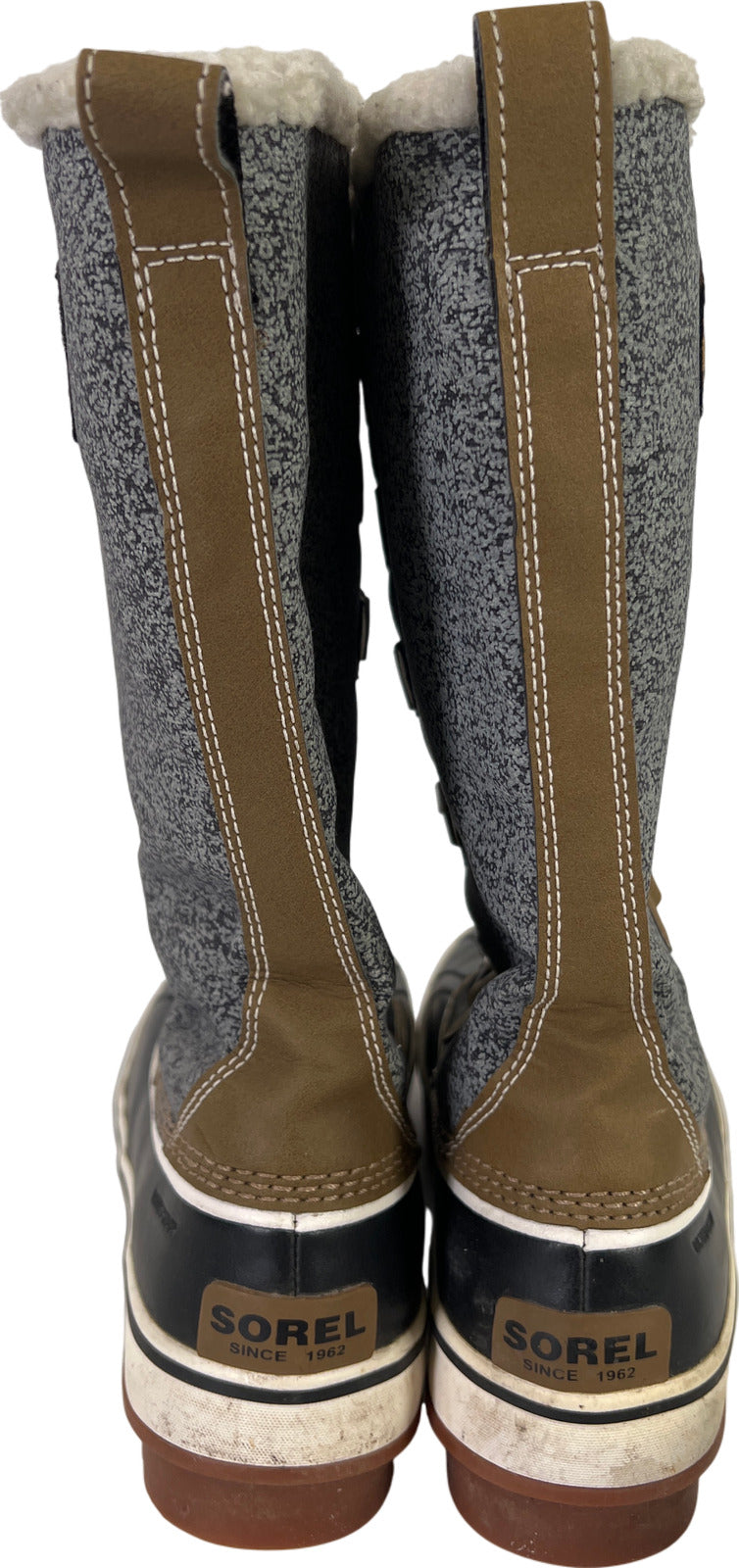 Sorel Women’s Gray Tivoli High Sherpa Lined Waterproof Winter Boots - 7