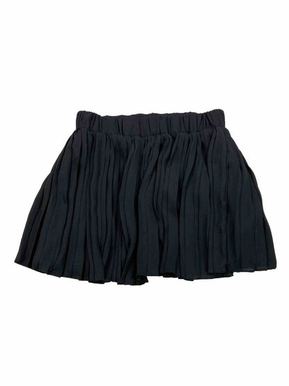 BCBGeneration Women's Black Pleated Stretch Waistband Skirt - M