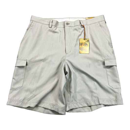 NEW Island Republic Men’s Light Gray Cargo Shorts - 38