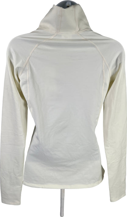 NEW Under Armour Women’s Ivory ColdGear Fitted Long Sleeve Athletic Shirt - S