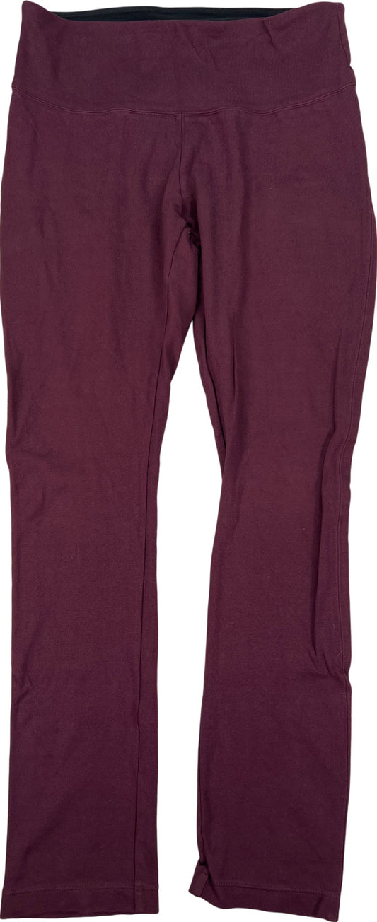 White House Black Market Women’s Red Burgundy Leggings - M Regular