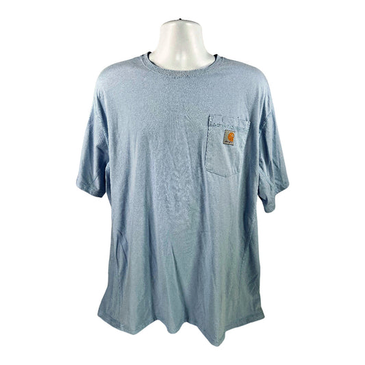 Carhartt Men’s Blue Force Relaxed Fit Short Sleeve Pocket T-Shirt - 2XL