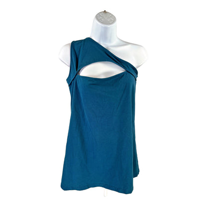 Torrid Women’s Blue One Shoulder Cut Out Tank Top - 1 Plus