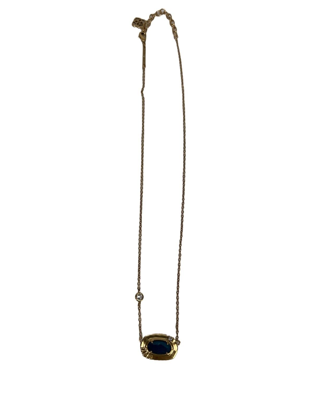 Kendra Scott Women’s Goldtone/Teal Anna Short Pendent Necklace