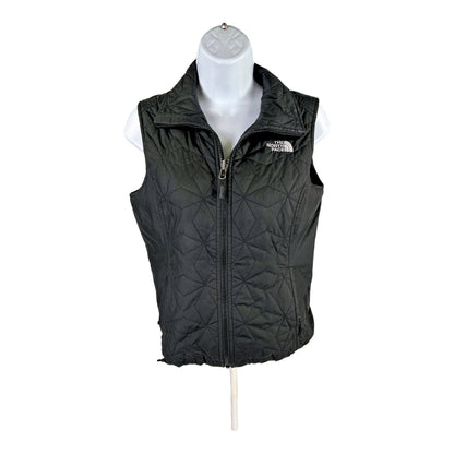 The North Face Women’s Black Quilted Full Zip Vest - XS