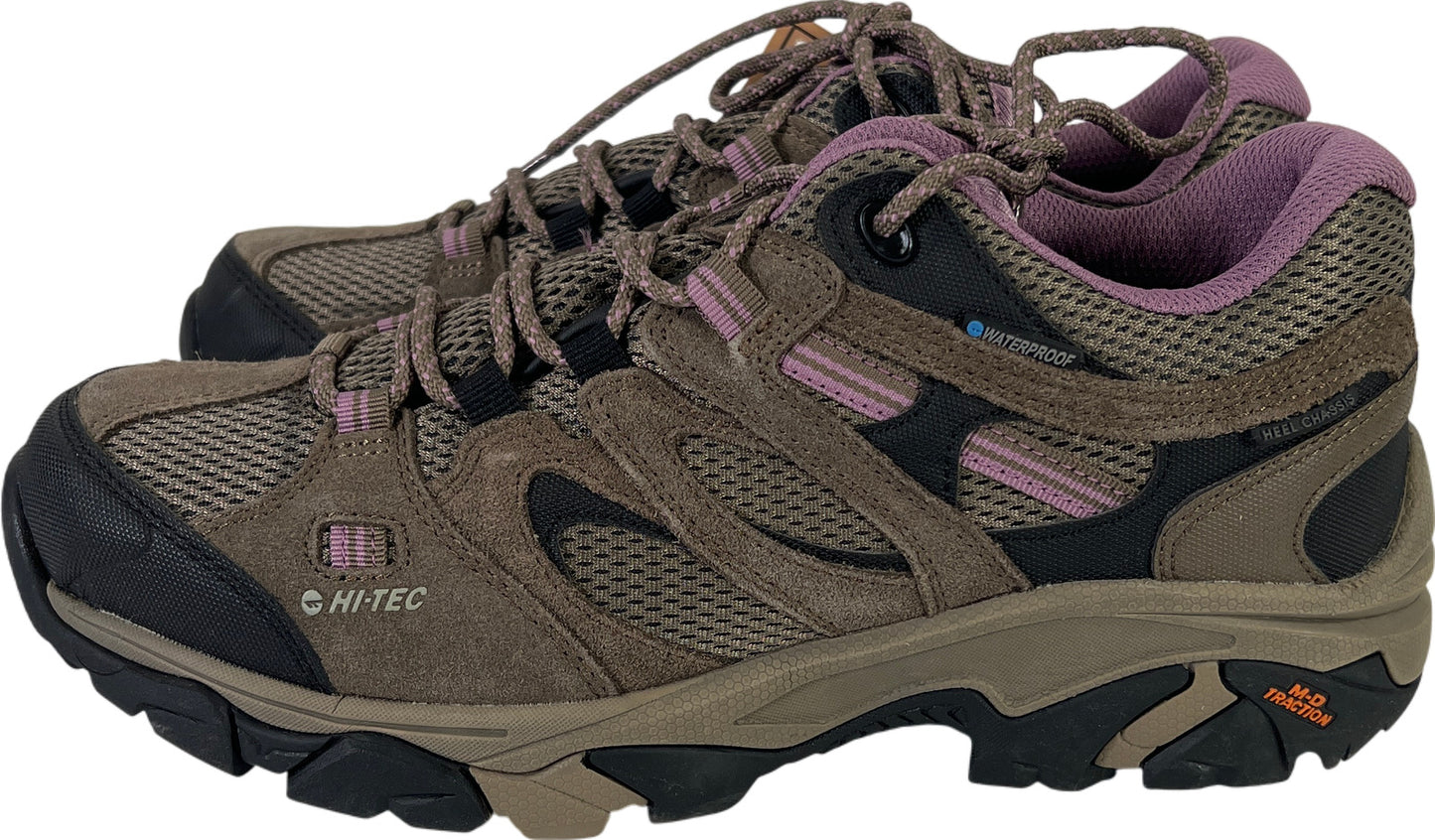 NEW Hi-Tec Women’s Brown/Black Suede Lace Up Hiking Shoes - 9