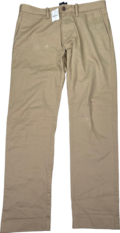 NEW J. Crew Men’s Beige Slim Fit Flex Chino Khaki Pants - 31x30