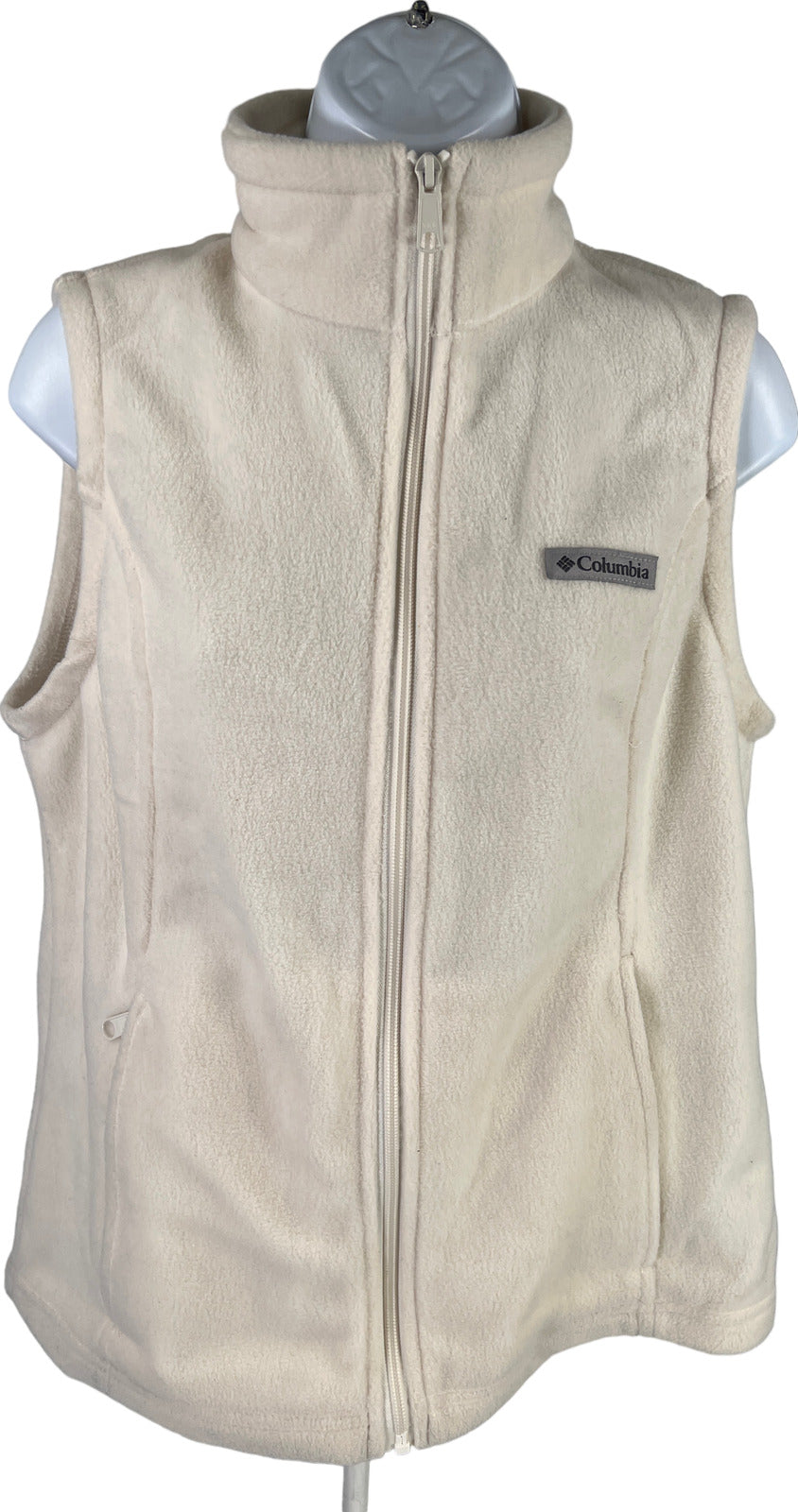 Columbia Women’s Ivory Sawyer Rapids 2.0 Full Zip Fleece Vest - M