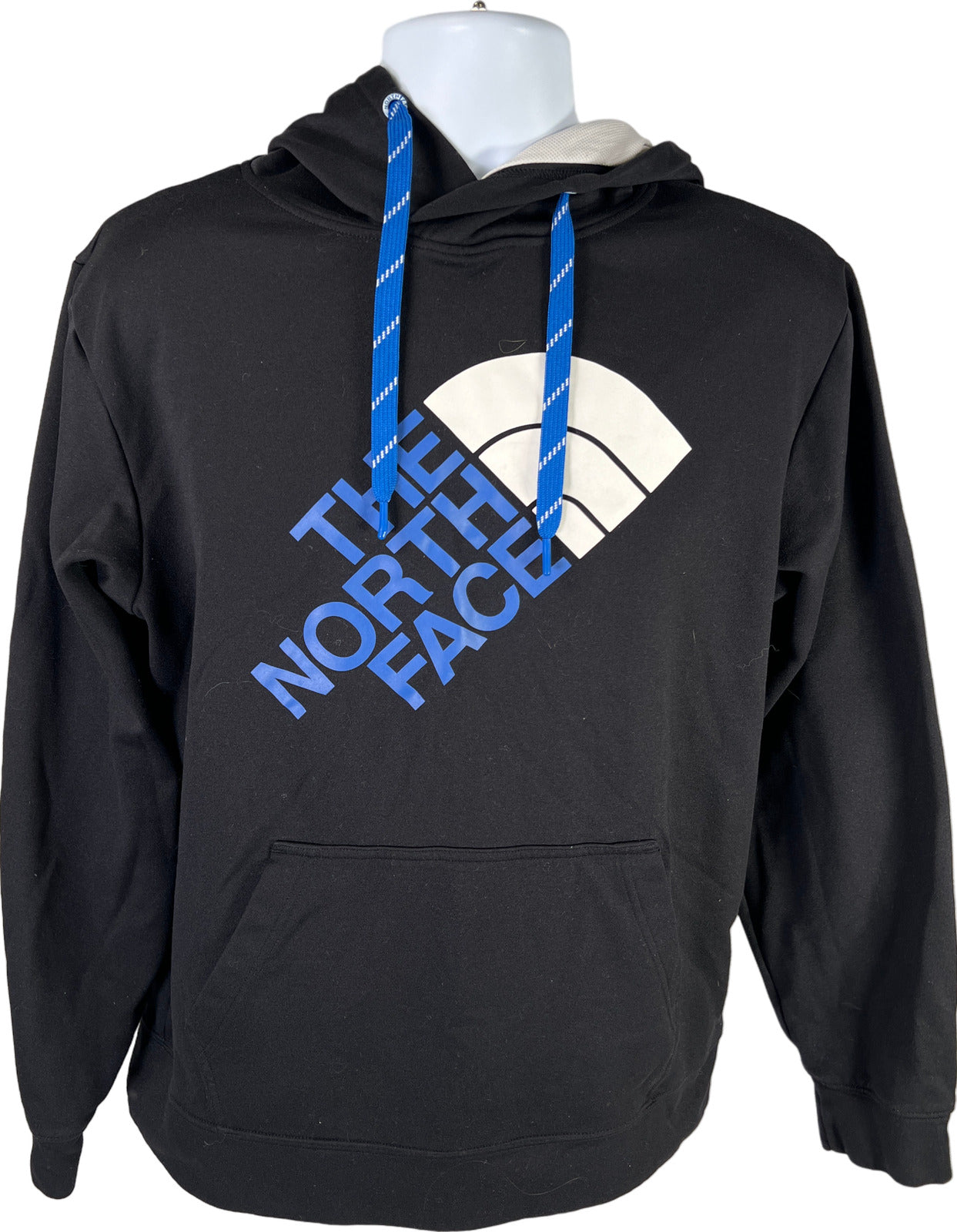 The North Face Men’s Black/Blue Graphic Pullover Sweatshirt - M