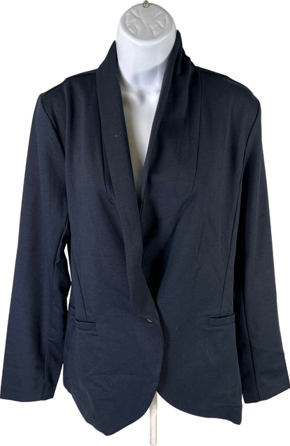 NEW Banana Republic Women’s Navy Blue 1-Button Stretch Blazer - M