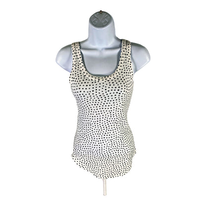 NEW LOFT Women’s White Polka Dot Basic Tank Top - XS