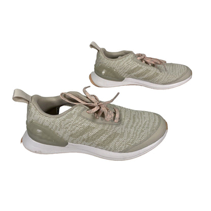 Adidas Women's Beige Lace Up Rapidarun X Knit Running Shoes Sz 5.5