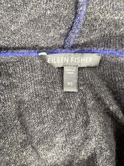 Eileen Fisher Women’s Gray/Blue Cashmere Blend Cardigan Sweater - XS