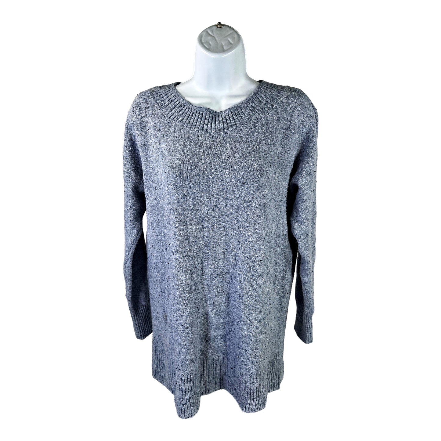 Pure J.Jill Women’s Blue Long Sleeve Tunic Sweater - XS