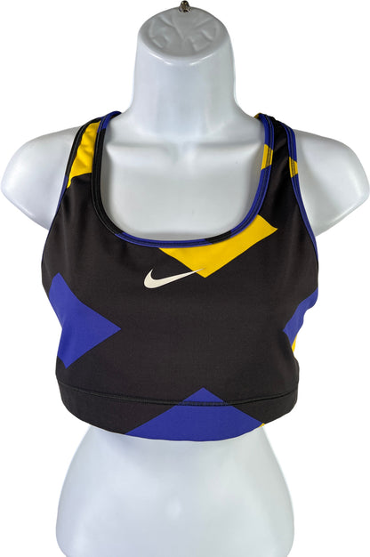 Nike Pro Women’s Gray/Yellow/Purple FitDry Sports Bra - L