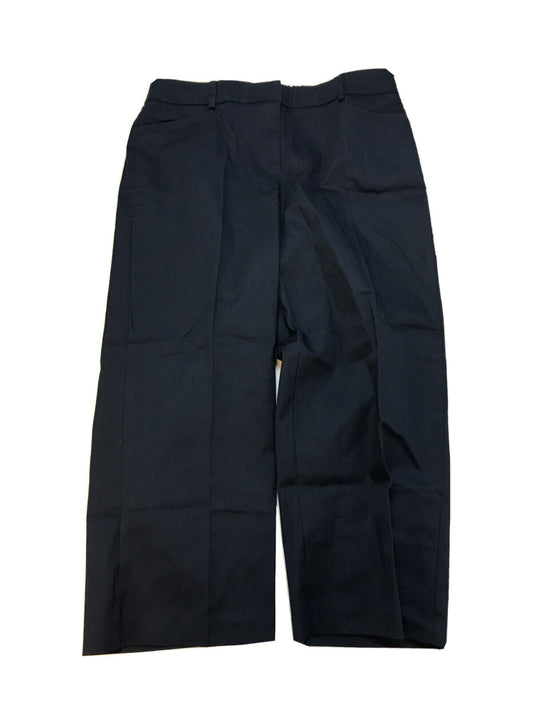 NEW Briggs New York Women's Navy Blue Cropped Pants Sz 10