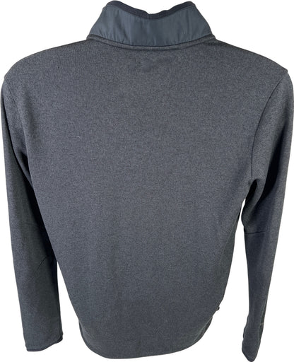 Under Armour Men’s Gray Storm Golf Fleece Snap Mock Neck Sweater - M