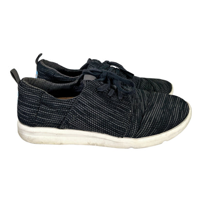 Toms Men’s Black Del Rey Lace Up Casual Sneakers - 11