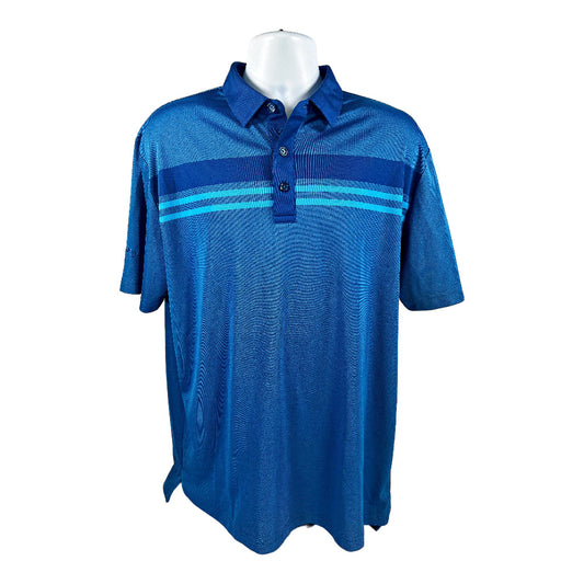 Callaway Men’s Blue Short Sleeve Opti-Dri Golf Polo Shirt - L