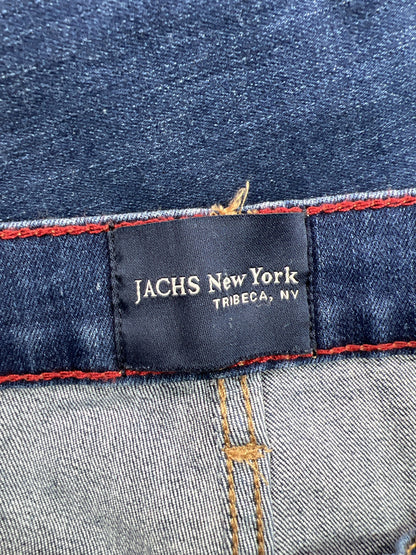 Jacob’s New York Men’s Medium Wash Straight Leg Denim Jeans - 34x32