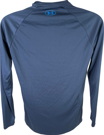 Under Armour Men’s Dark Blue Loose Fit Long Sleeve Athletic Shirt - S