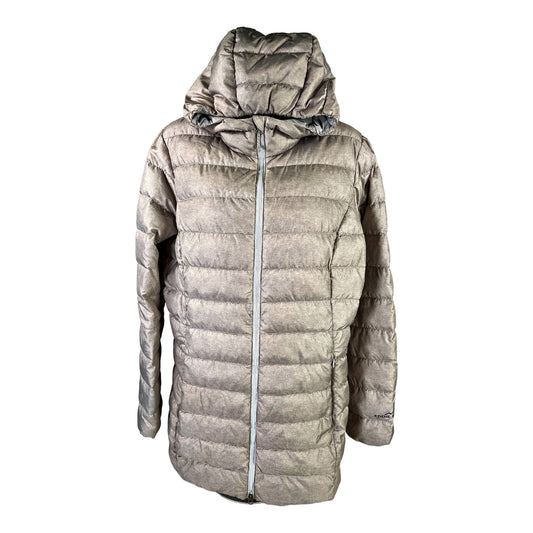 Eddie Bauer Women’s Beige Down Filled Full Zip Puffer Jacket - M