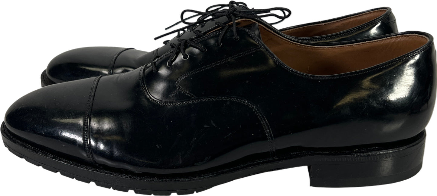 Johnston & Murphy Men’s Black Leather Cap Toe Oxford Dress Shoes - 13 Extra Wide