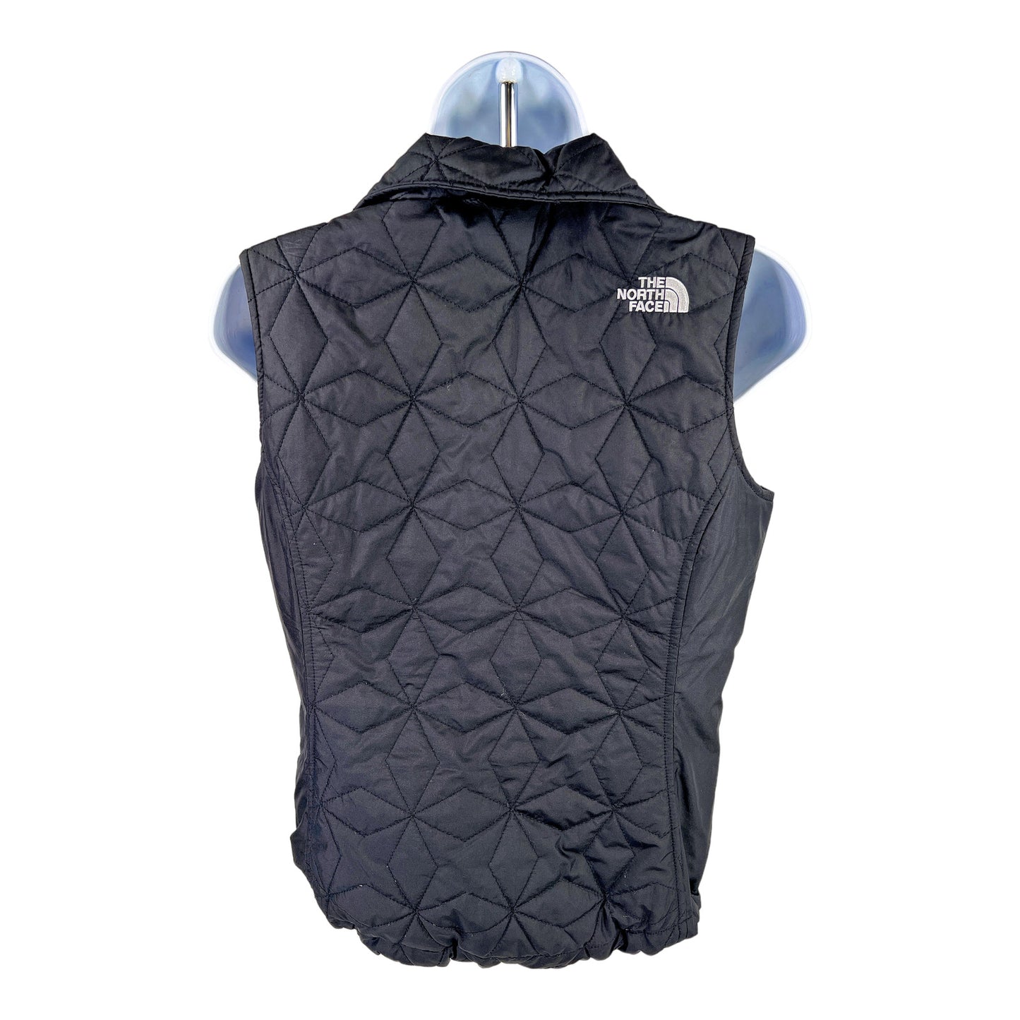 The North Face Women’s Black Quilted Full Zip Vest - XS