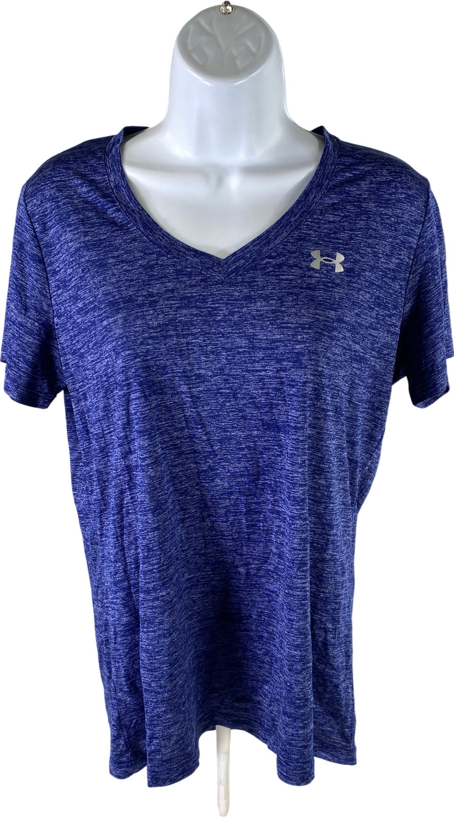 Under Armour Women’s Purple Short Sleeve V-Neck Athletic Shirt - M