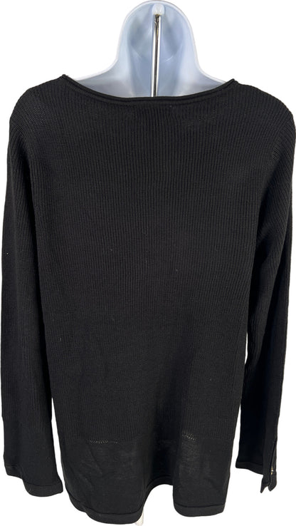 Calvin Klein Women’s Black Long Sleeve Sweater - M