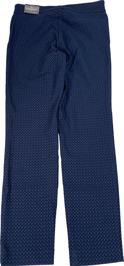 NEW Van Heusen Women’s Blue Tapered Leg Pull On Ankle Pants - 6