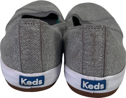 Keds Women’s Gray Slip On Sneaker Flats Shoes - 9