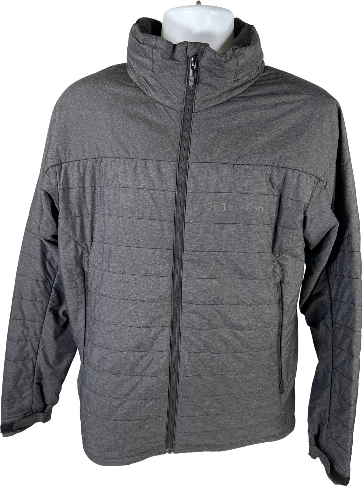 Burton AK Men’s Gray Light Weight Full Zip Puffer Jacket - M