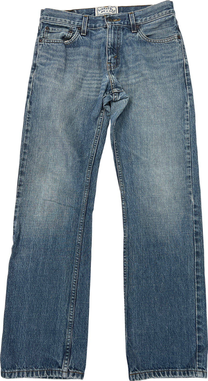 Levi’s Signature Men’s Medium Wash Slim Straight Denim Jeans - 30x30