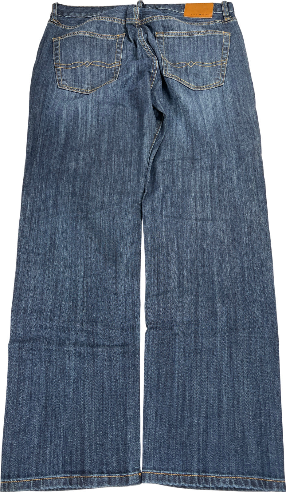 Lucky Brand Men’s Dark Wash 221 Original Straight Denim Jeans - 34x30