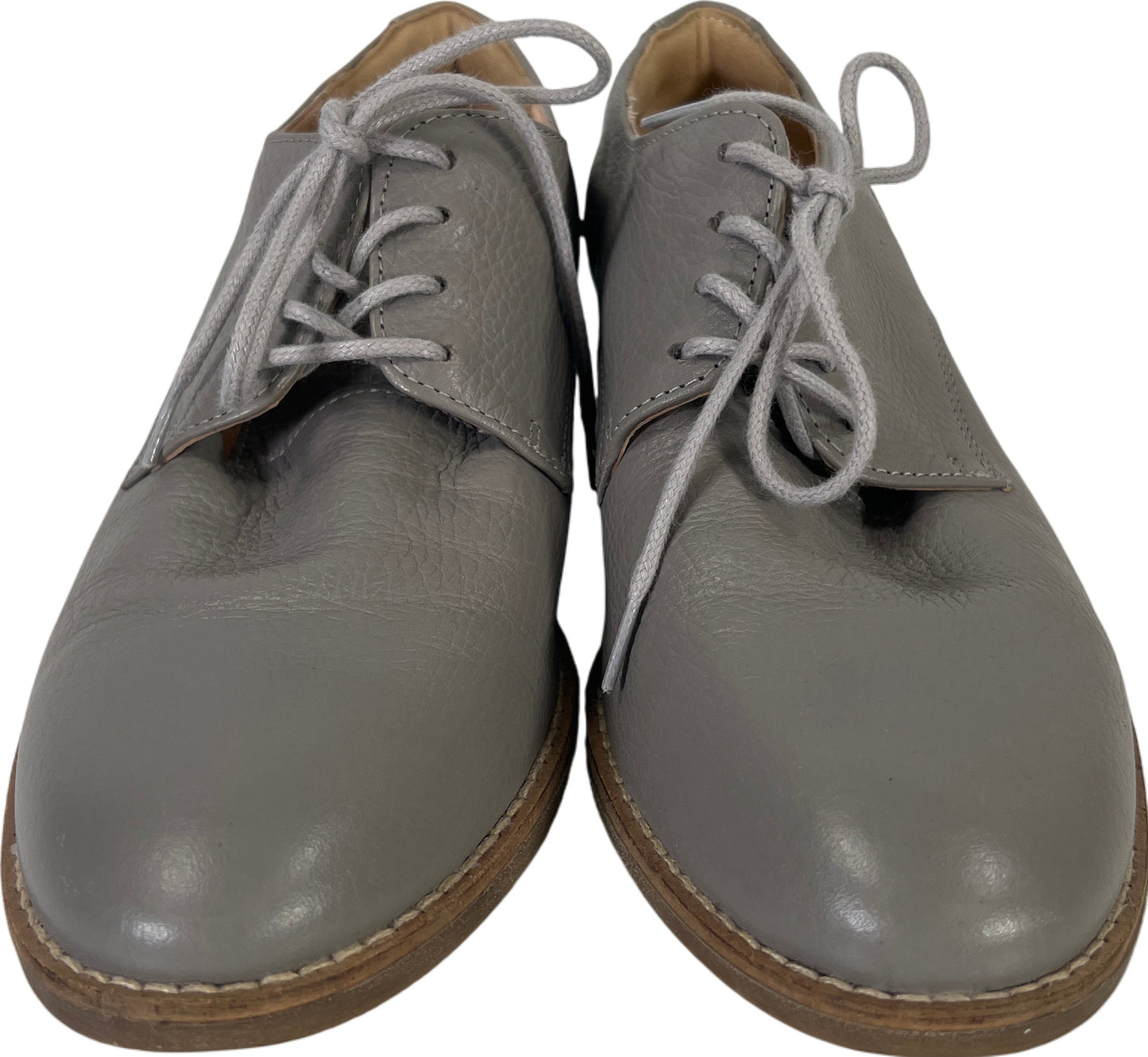 Clarks Cushion Women’s Gray Lace Up Brogues Oxford Shoes - 7