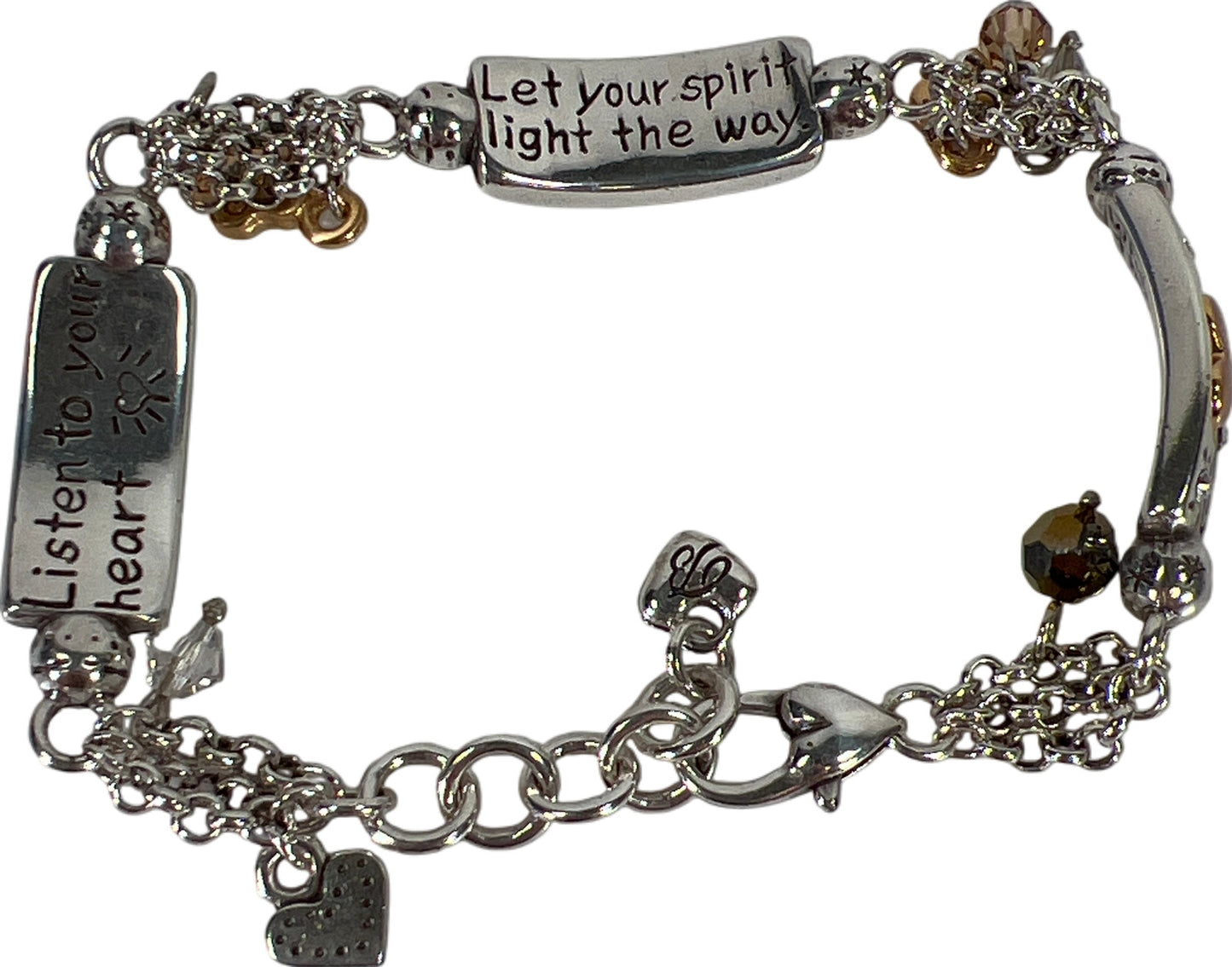 Brighton Women’s Remember Your Heart Charm Bracelet