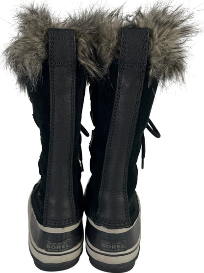 Sorel Women’s Black Quarry Suede Joan of Arctic Waterproof Winter Boots - 7