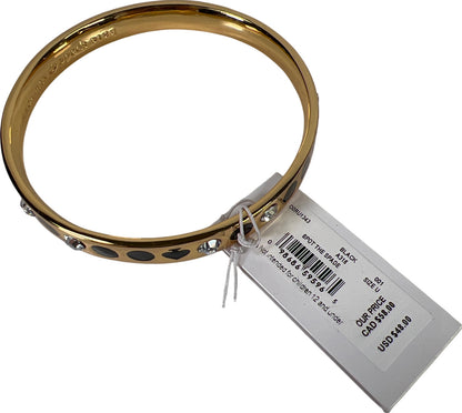 NEW Kate Spade Women’s Goldtone Spot The Spade Bangle Bracelet