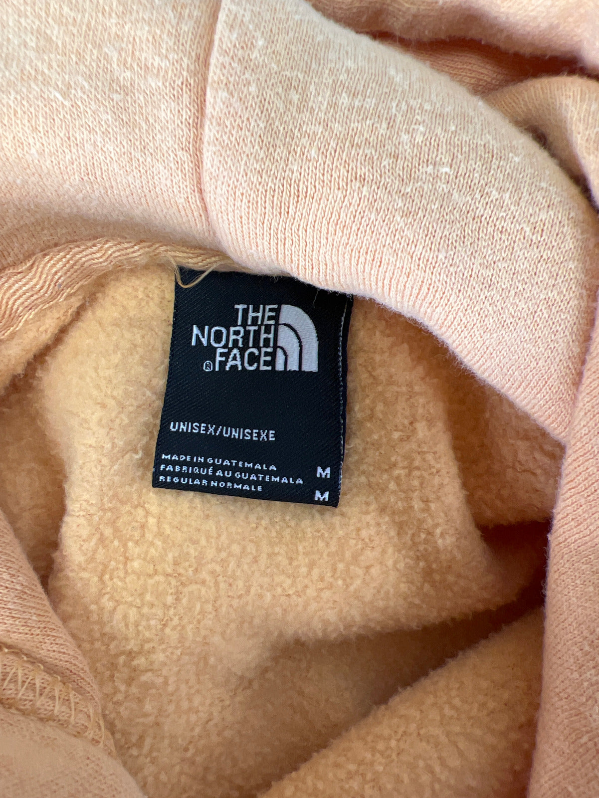 The North Face Unisex Orange Graphic Back Pullover Hoodie - M