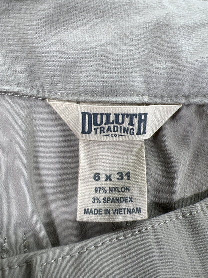 Duluth Trading Co Women’s Beige Elastic Waist Hiking Pants - 6x31