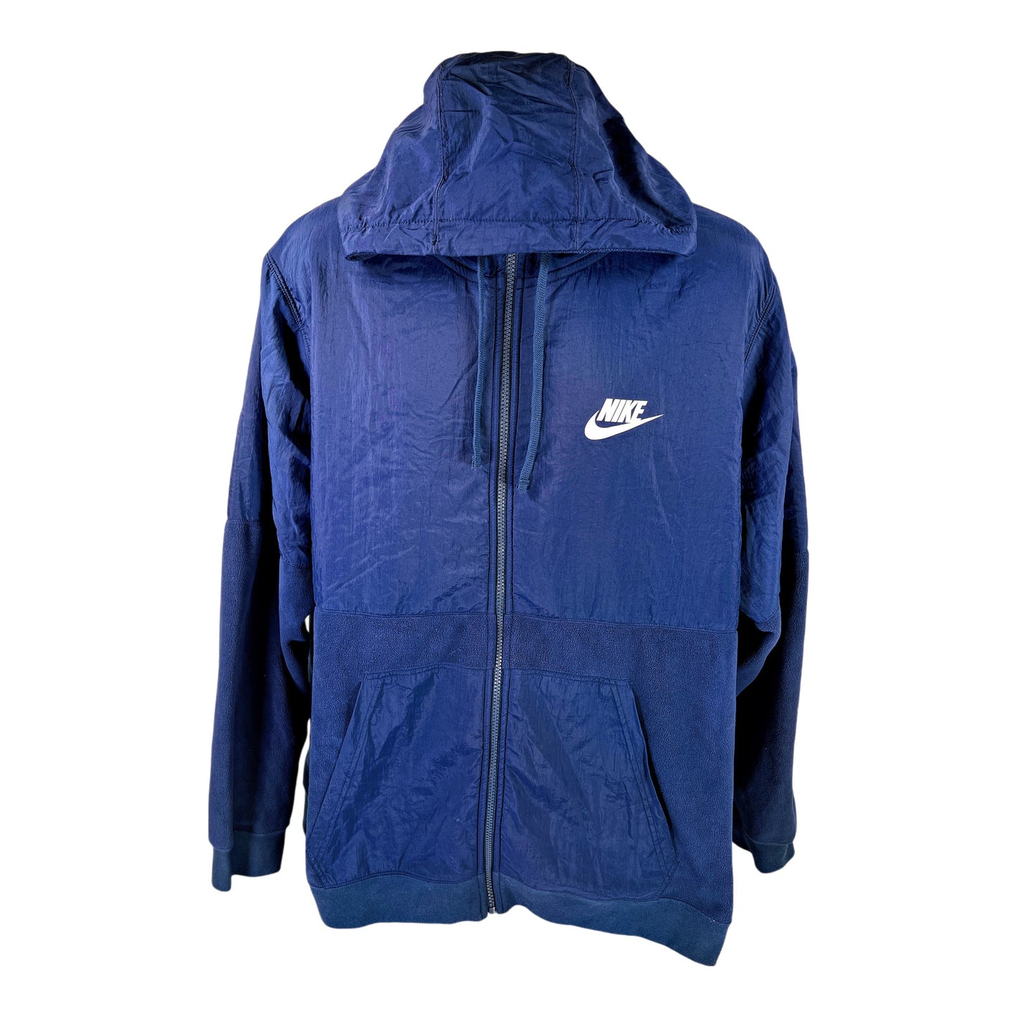 Nike Club Men’s Blue Fleece Full Zip Winterized Fleece Full Zip Jacket - 2XL