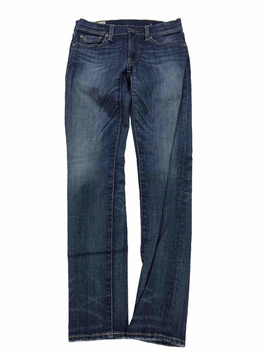 Polo Ralph Lauren Women's Medium Wash Tompkins Skinny Denim Jeans - 26