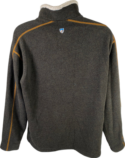 Kuhl Men’s Dark Brown 1/2 Zip Pullover Sweatshirt - XXL