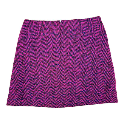 NEW LOFT Women’s Purple Short Knit A-Line Skirt - 14