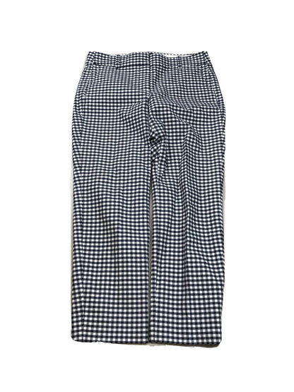 J. Crew Women's Blue Plaid Cameron Slim Ankle Pants - Petite 8P