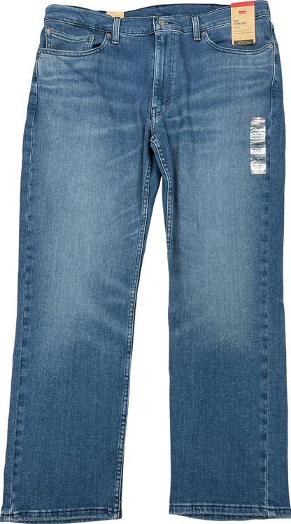 New Levi’’s Men’s Medium Wash 514 Straight Fit Denim Jeans - 38x30