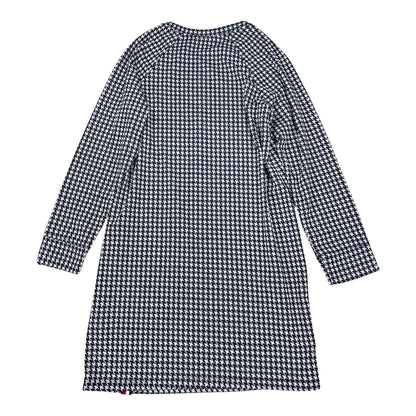 Tommy Hilfiger Women’s Blue Houndstooth Sweater Dress - M