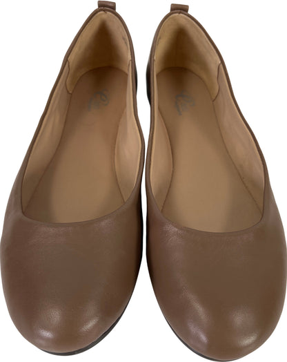 NEW Easy Spirit e360 Women’s Taupe/Brown Get City Leather Ballet Flats - 9