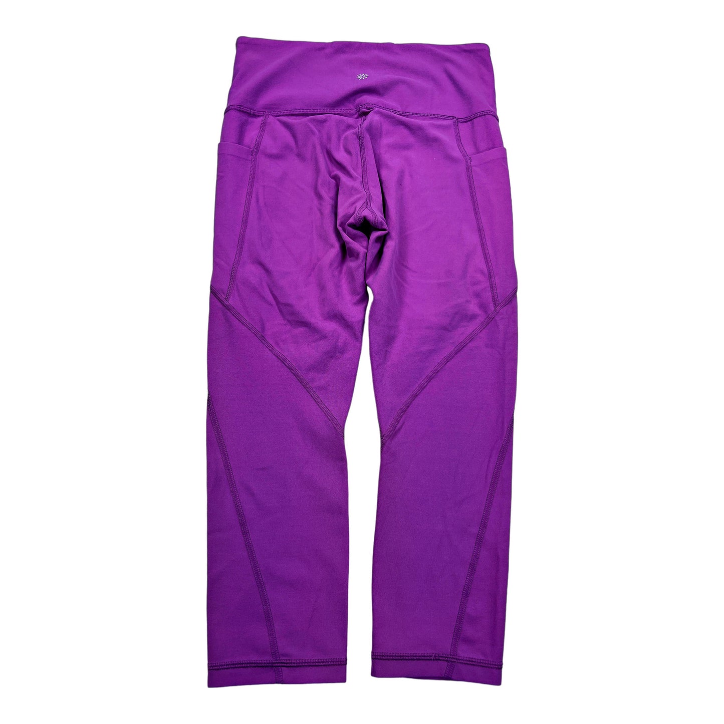 Athleta Women’s Purple Salutation Stash Pocket Capri Leggings - S